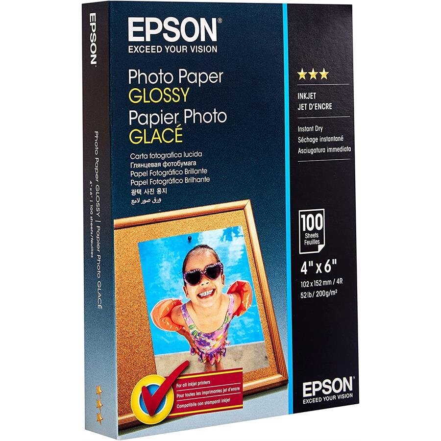 Epson 100-Sheets A4 Paper for Ink Jets (Packaging May Vary)